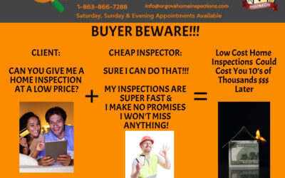 Cheap Home Inspection – Buyer Beware!