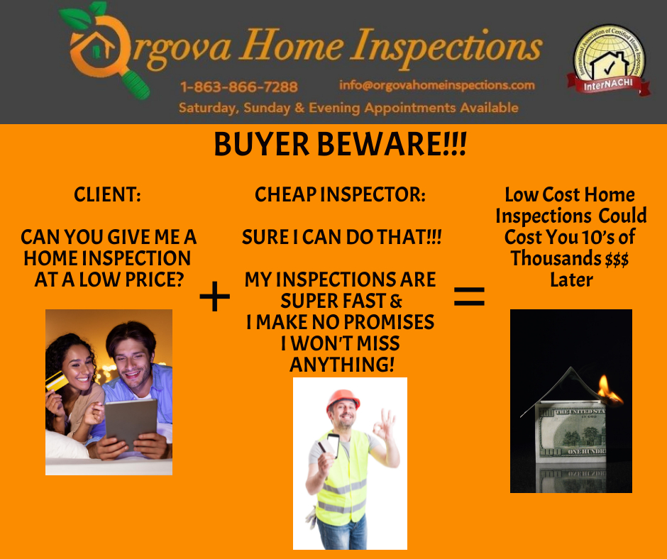 Cheap Home Inspection Buyer Beware